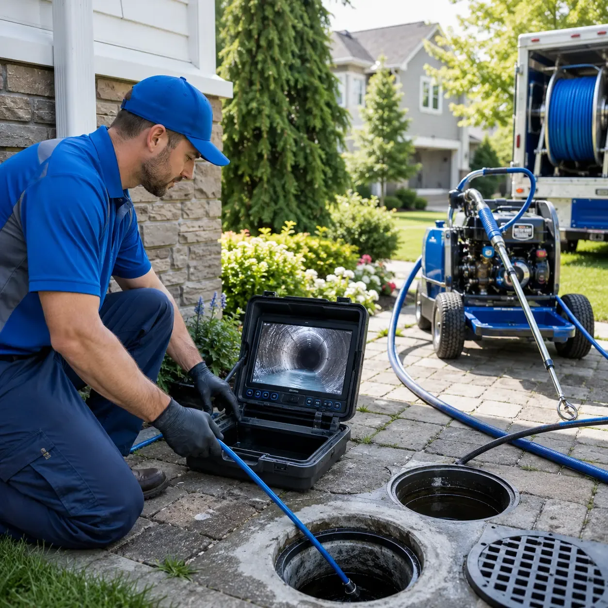 Outdoor drain cleaning professionals serving Fishersville, VA